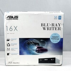 ASUS BW-16D1HT Blu Ray Disc Drive Firmware 3.10 4K Ultra High Definition / New